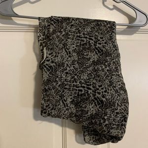 patterned calvin klein scarf